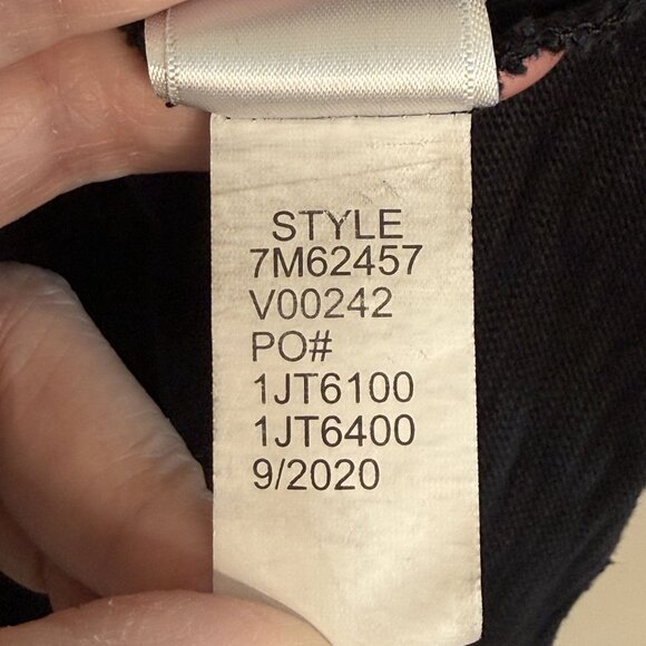 Lucky Brand Black Long Sleeve Snap Henley, L - Picture 8 of 9